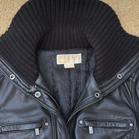 Michael Kors leather jacket - Picture 3 of 7